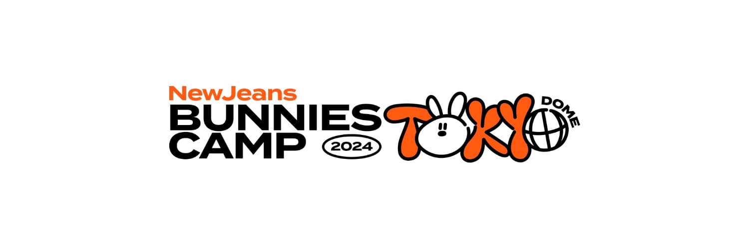 NewJeans Fanmeeting 'Bunnies Camp 2024 Tokyo Dome' Logo
