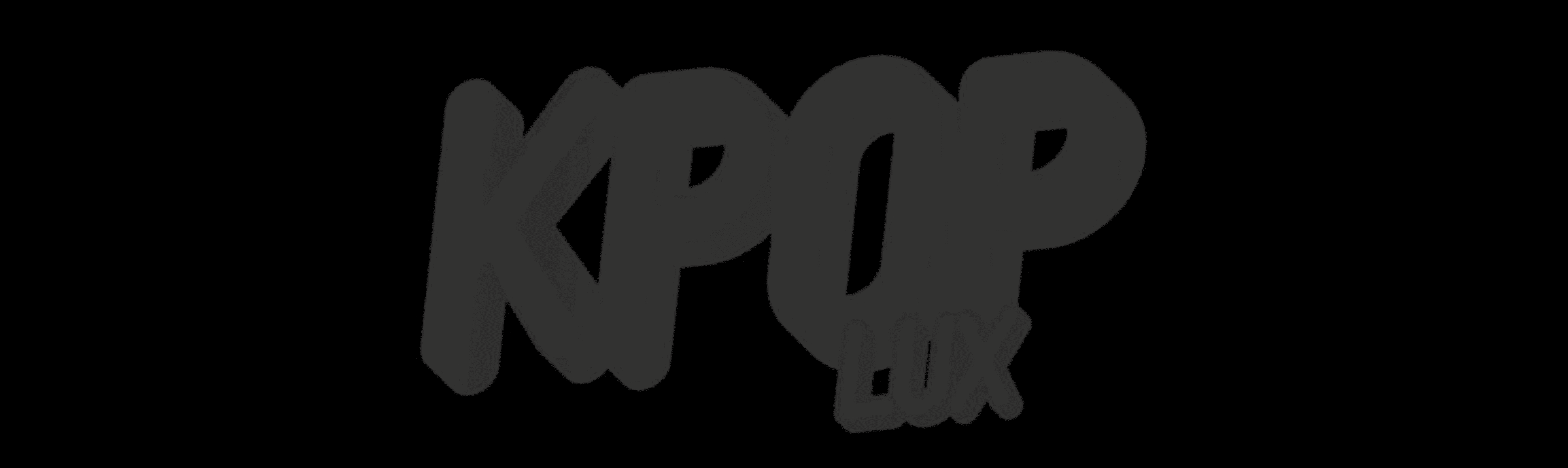 KPOP LUX LOGO Black