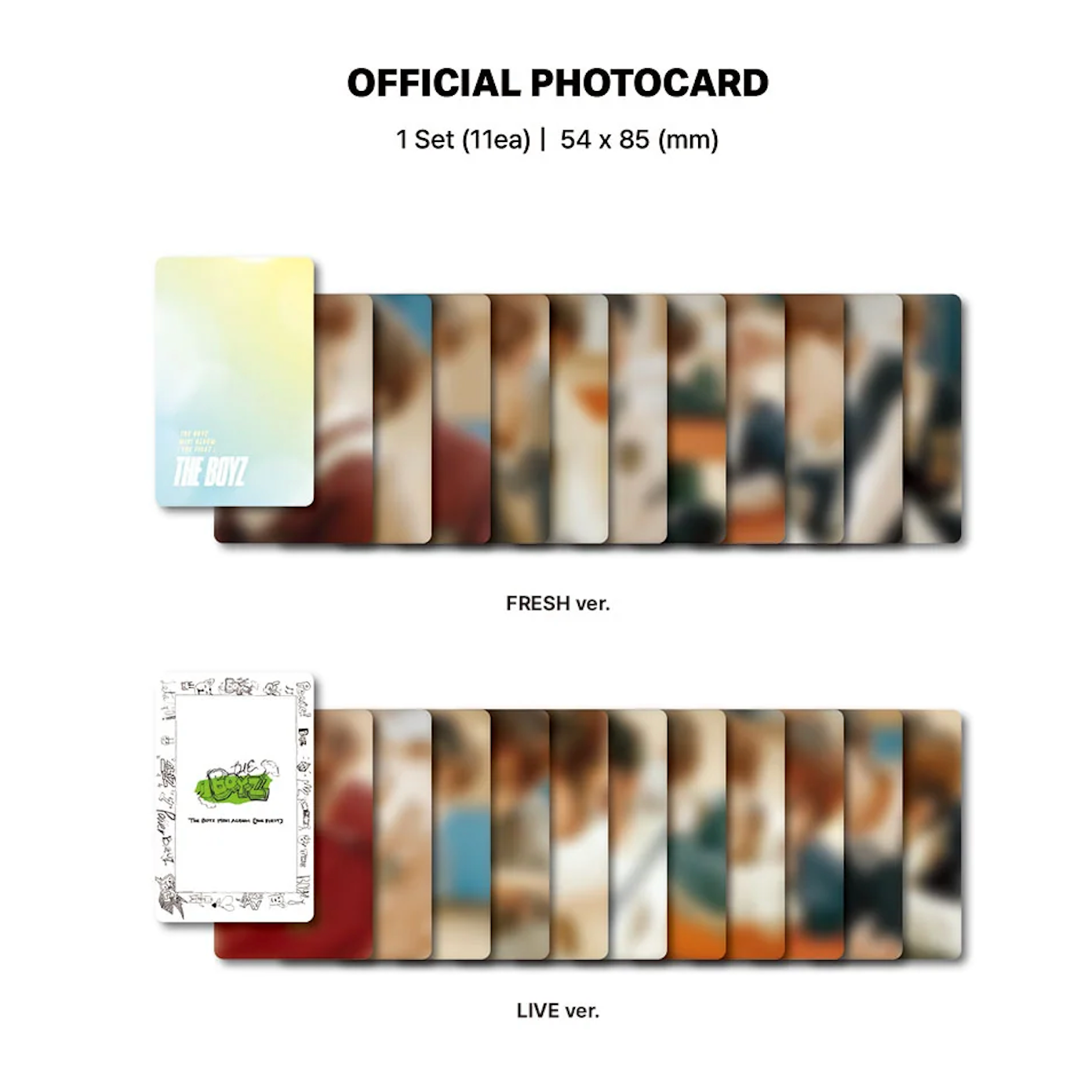 The Boyz - The First (Platform Ver.) Preview - Official Photocard