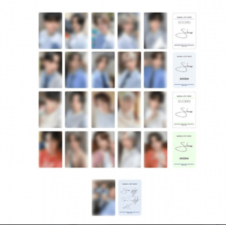 TOMORROW X TOGETHER 'Season of TXT: YOUTH' Preview : Photocard Set