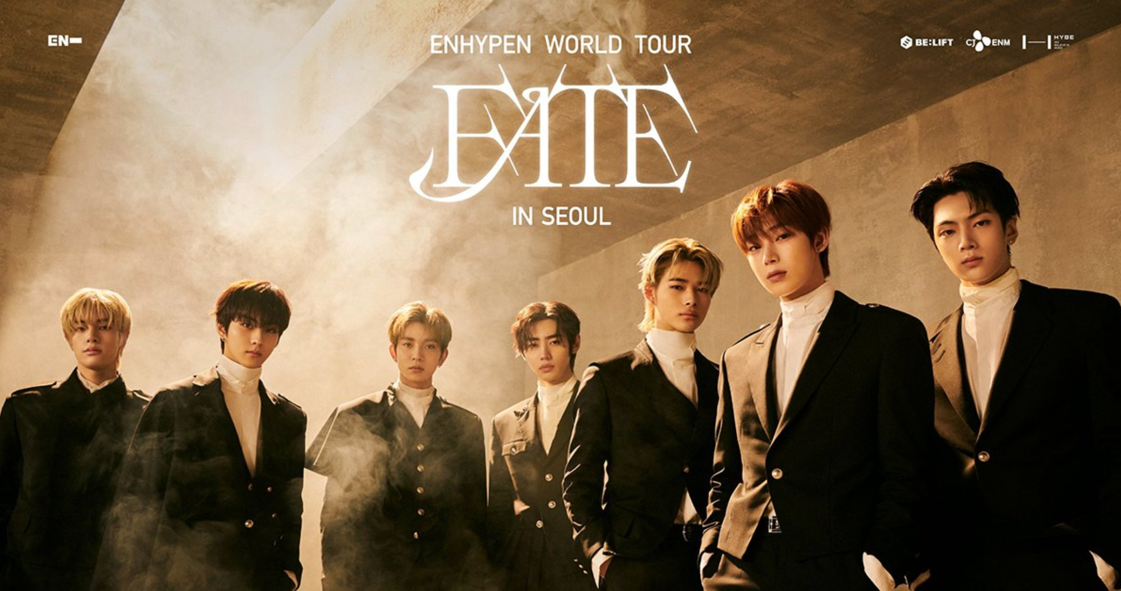 Enhypen World Tour 'FATE in Seoul' Poster