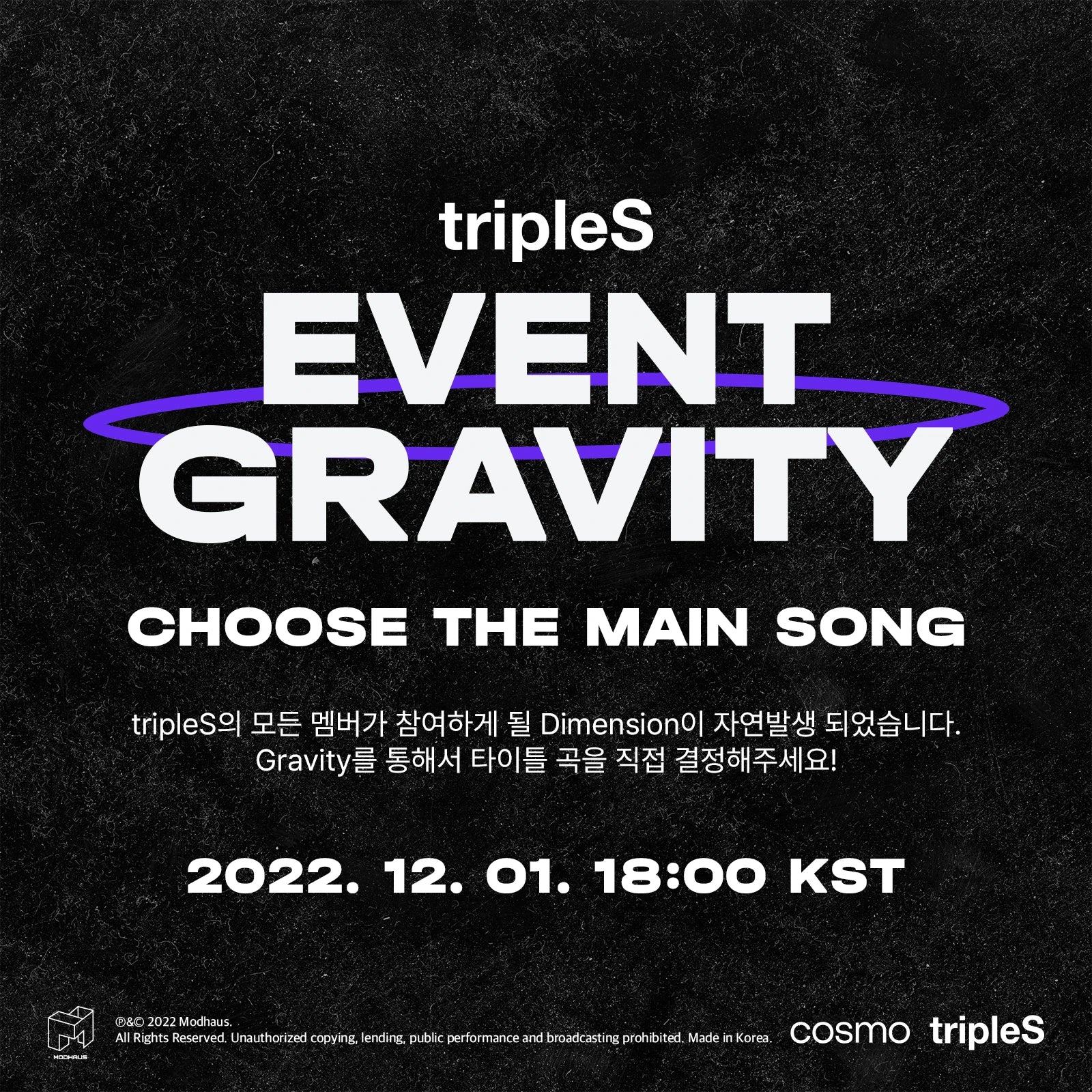 tripleS Event Gravity Poster