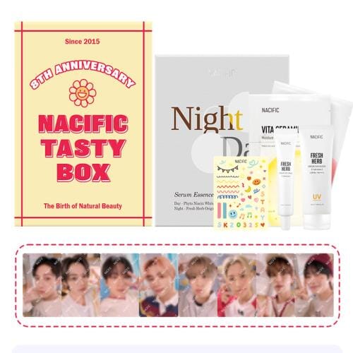 Stray Kids x Nacific - Cosmetic Sets + Photocard Gifts - Tasty Special Box