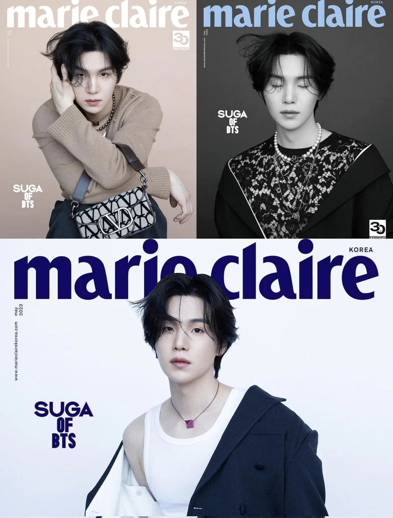 BTS SUGA - MARIE CLAIRE MAGAZINE (2023 MAY ISSUE) — Nolae