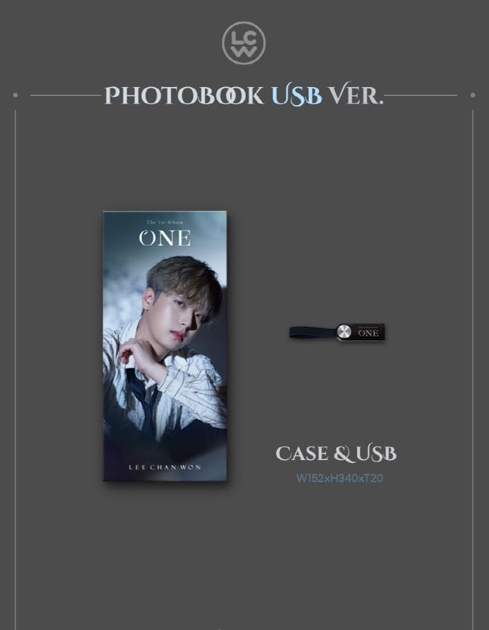 LEE CHAN WON - ONE (PHOTOBOOK USB VER.) – Nolae