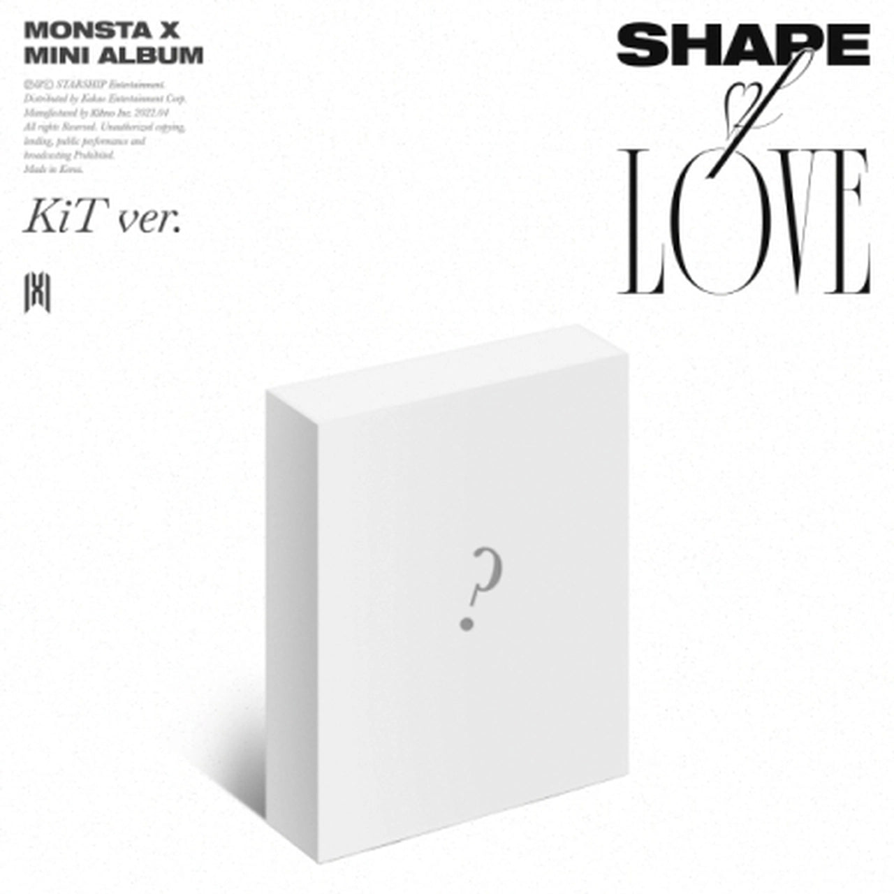 MONSTA X - [SHAPE OF LOVE] KIT Album — Nolae