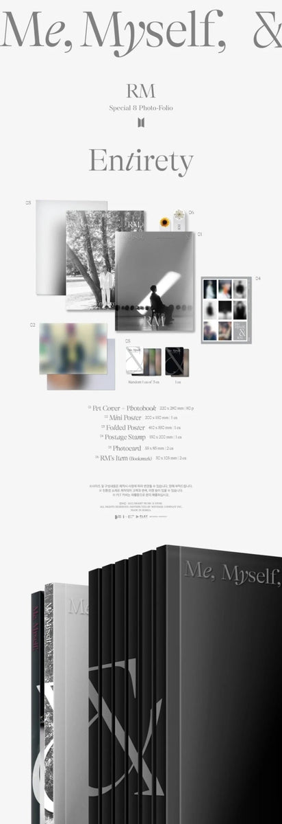 BTS (RM) - SPECIAL 8 PHOTO-FOLIO ME, MYSELF, AND RM ENTIRETY – Nolae