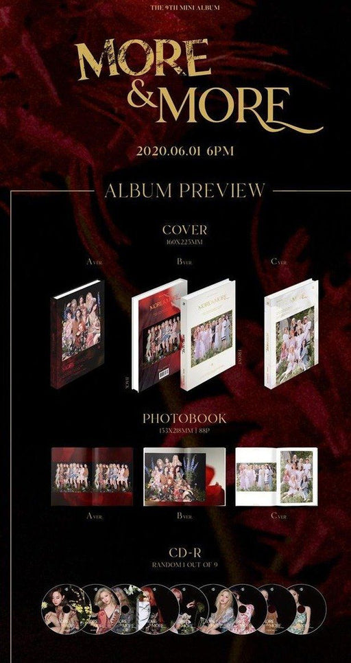TWICE 2nd Album - EYES WIDE OPEN STORY ver. Photobook + Message Card +  Lyric Poster + Sticker + Photocards