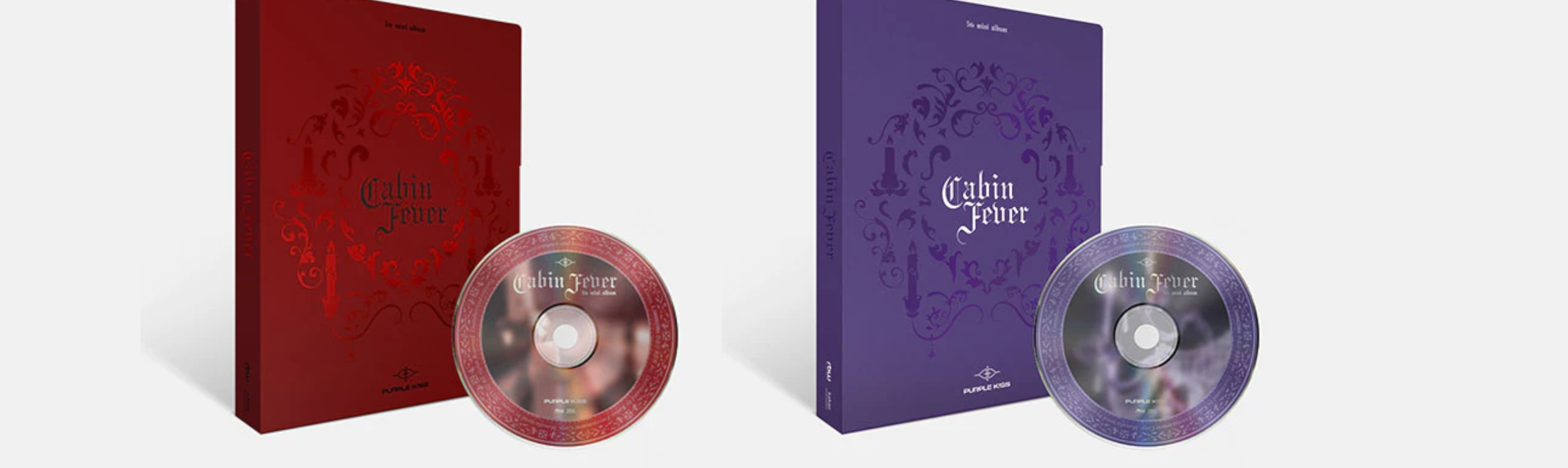 Purple Kiss Mini Album 'Cabin Fever' RED and PURPLE Version Preview