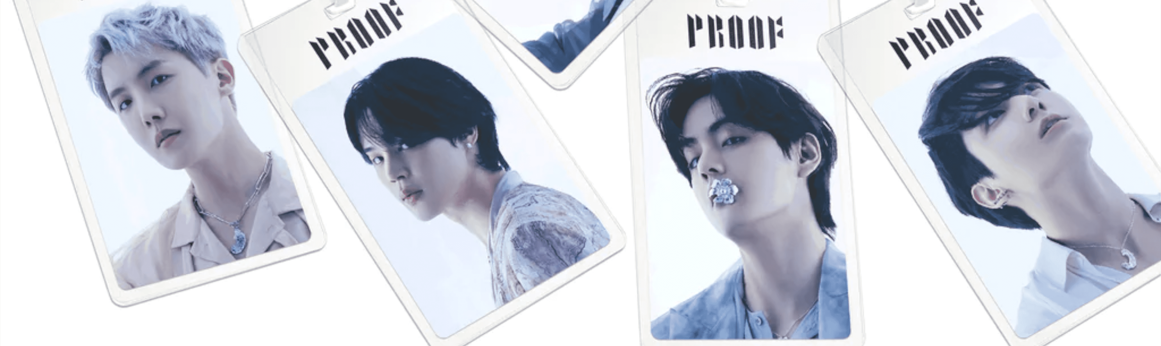 BTS Proof 3D Lenticular Premium Card Strap Image