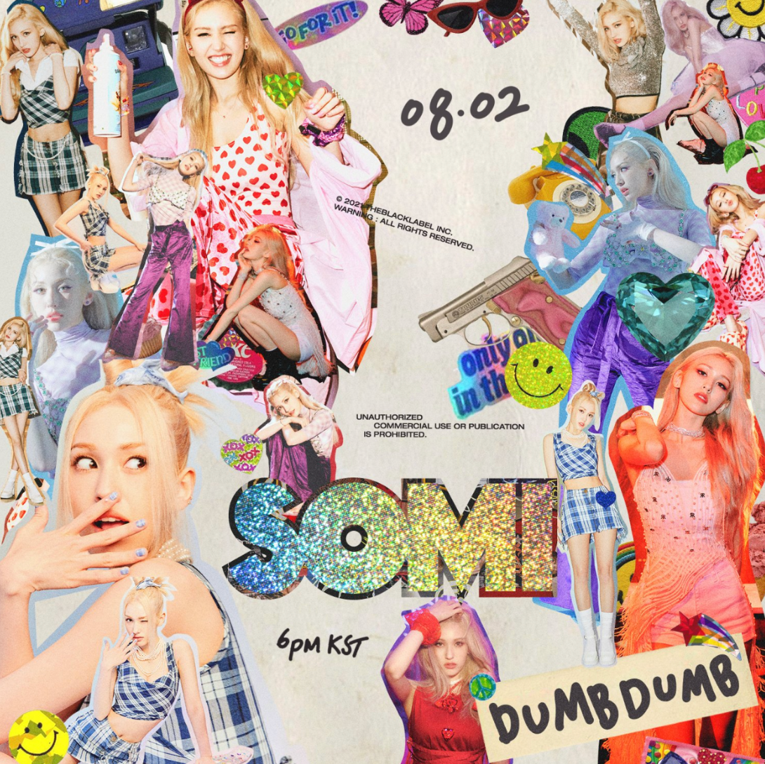 the black label: somi - dumb dumb poster