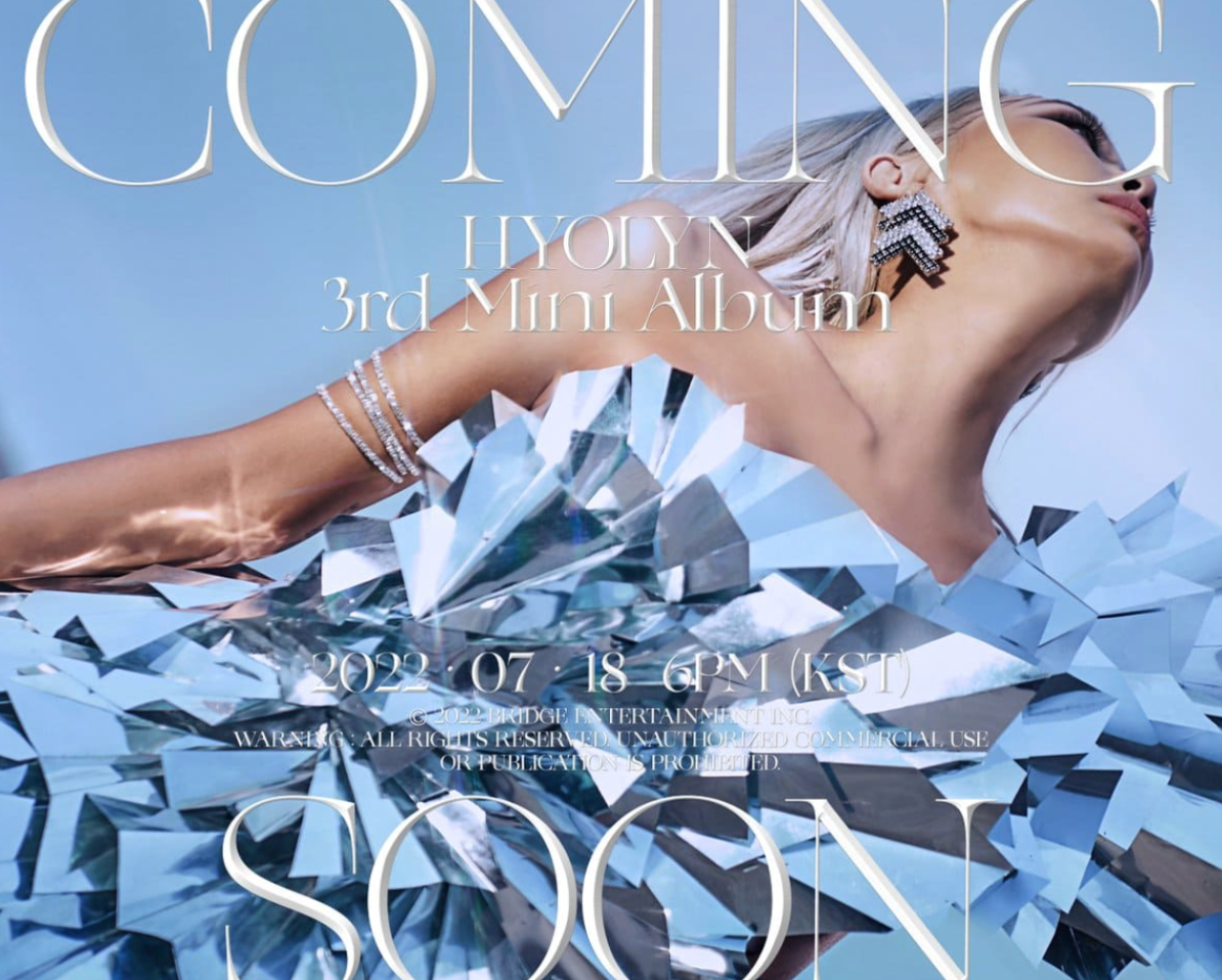 Hyolyn 3rd mini album teaser image: @officialhyolyn_ Twitter