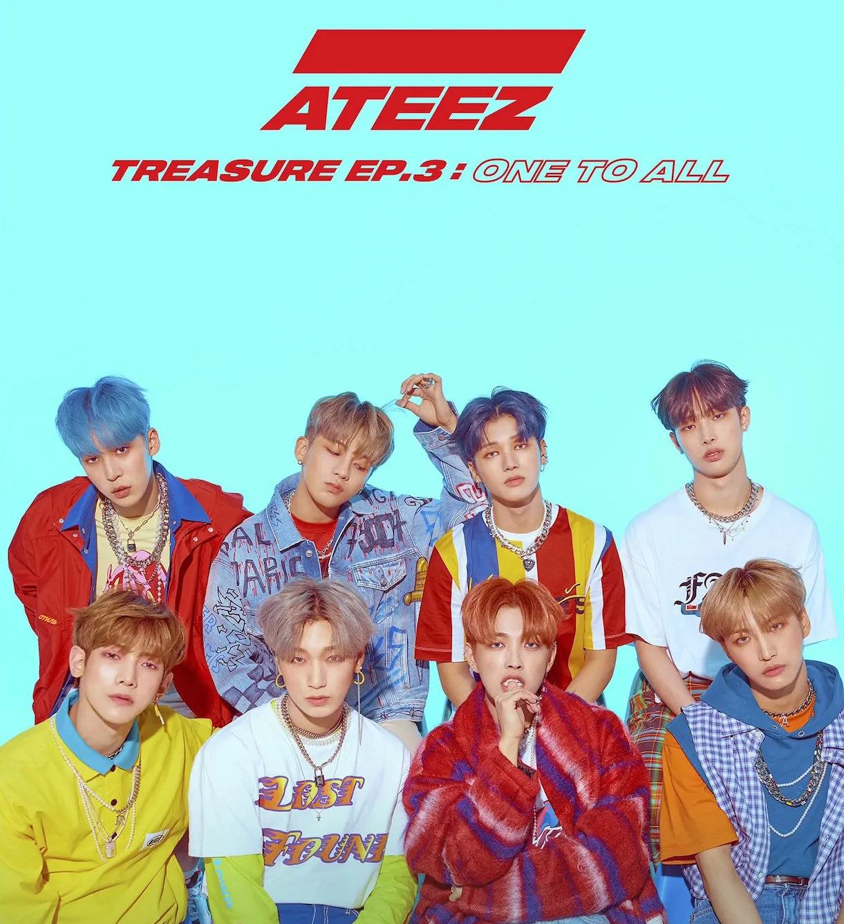 Ateez 1st Album Treasure Ep.Fin All to Action Official Poster - Photo  Concept 1