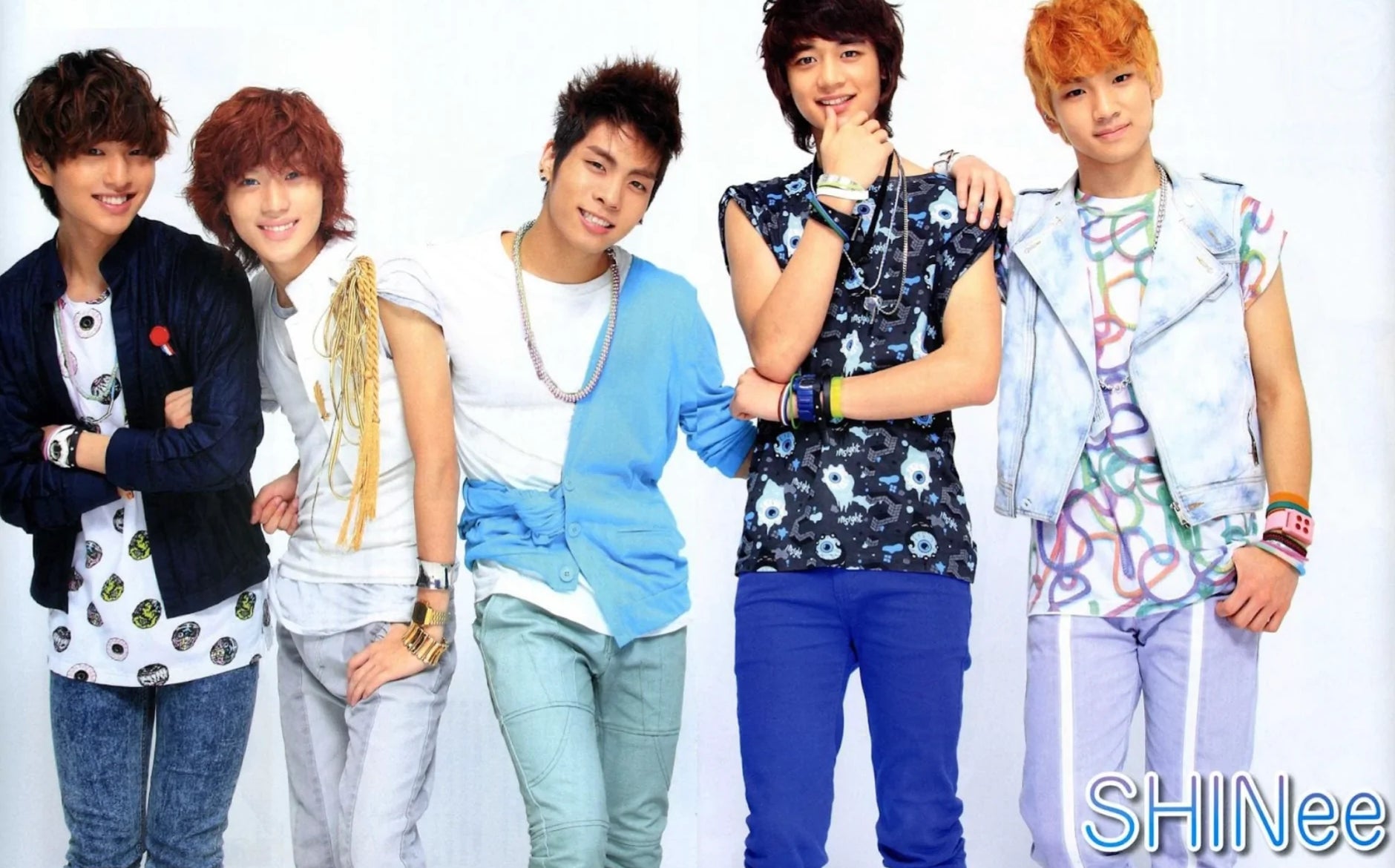 SHINee Trend: colorful skinny jeans