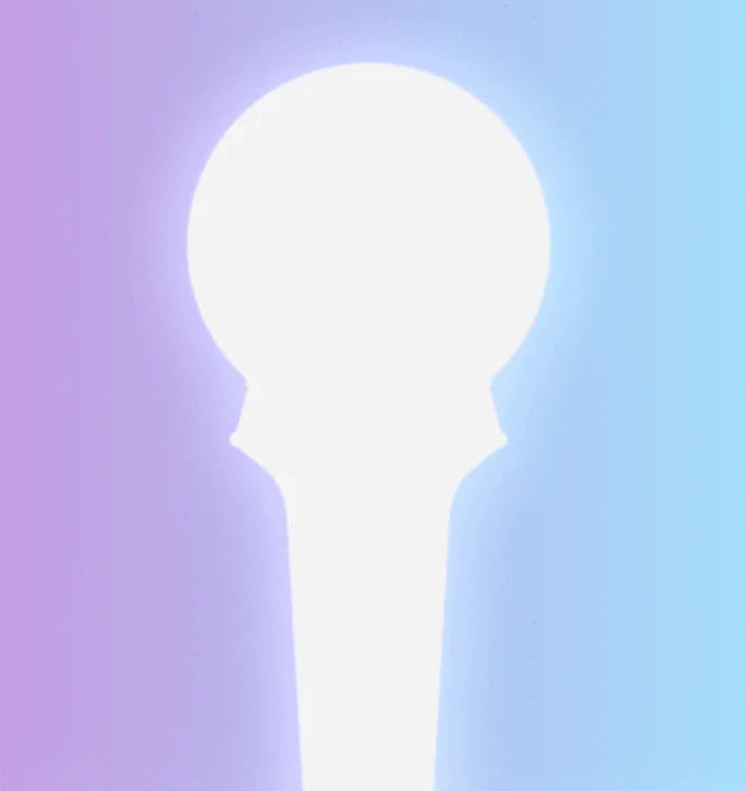 aespa official fanlight teaser: lightstick silhouette