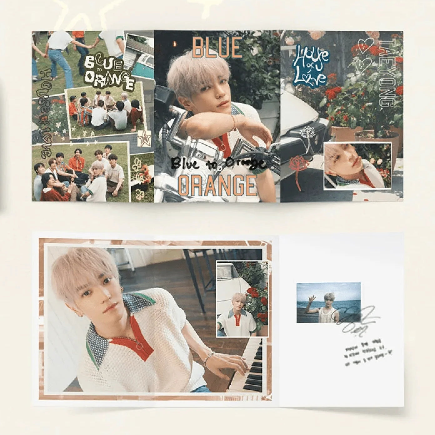 NCt 127 'Blue to Orange: House of Love' Photobook Preview: Folding Paper