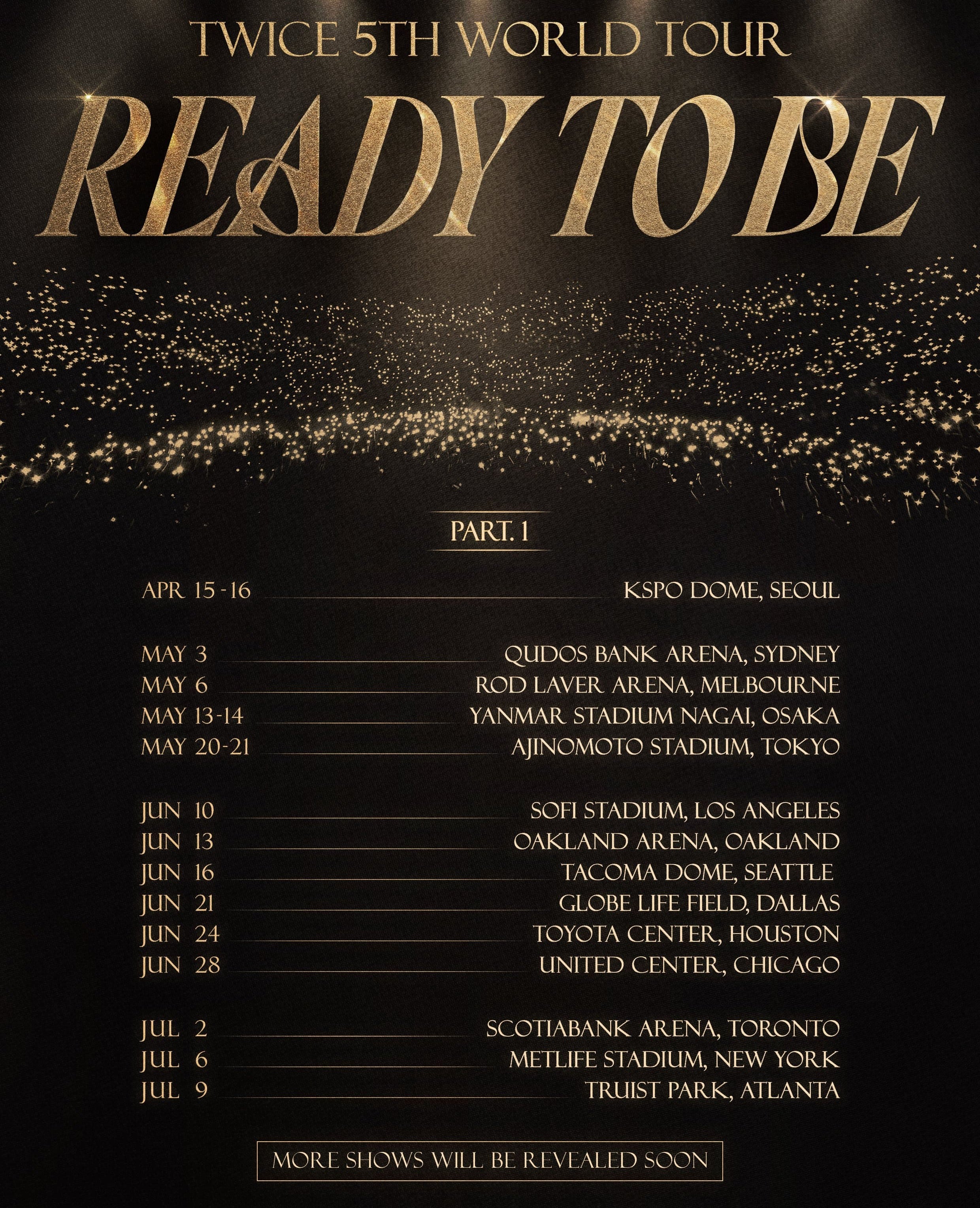 The first concerts of Twice 5th World Tour are set! — Nolae