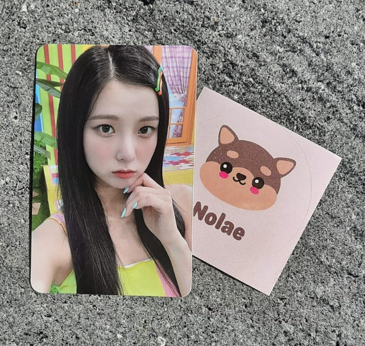 Photo: Kep1er Doublast Yujin Photocard - Nolae PC -with Nolae Sticker