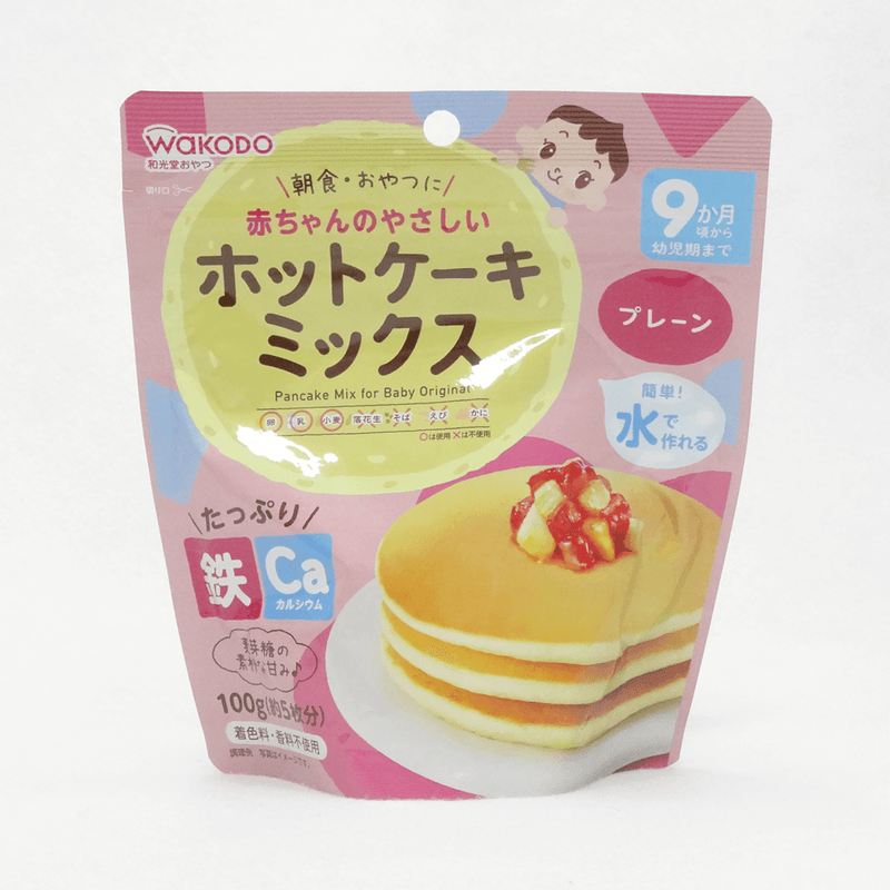 和光堂 赤ちゃんのやさしいホットケーキミックス ほうれん草と小松菜(100g*24袋セット) 通販 