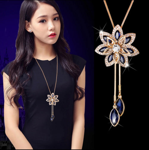 Autumn And Winter Long All-matching Tassel Female Accessories Pendant Pendant Necklace