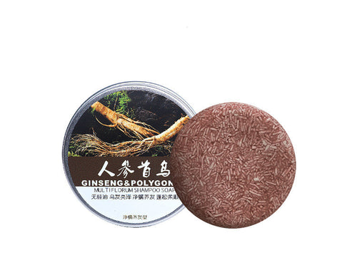 Silicone Oil-free Shampoo Soap Handmade Soap Polygonum Multiflorum Ginseng