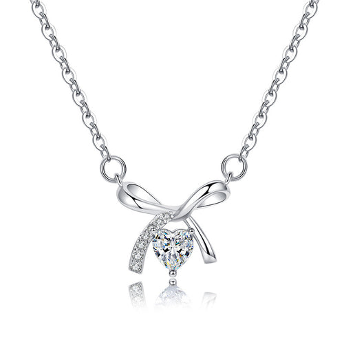 Women's Light Luxury Bow Necklace