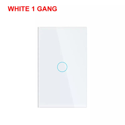 GIRIER Smart Wifi Touch Switch No Neutral Wire Required Smart Home 1/2/3 Gang Light Switch 100-240V Works with Alexa Hey Google