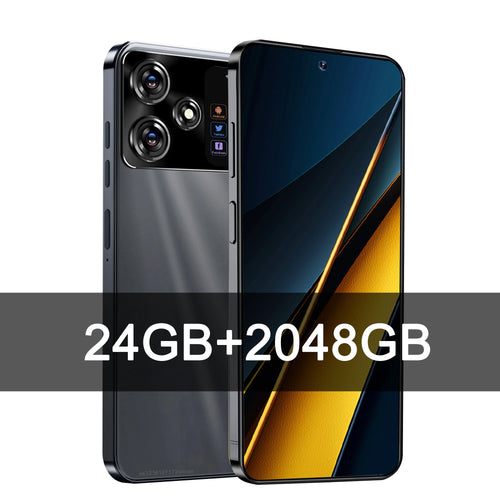 Original X8 Pro Smartphone 7.3inch Global Version 16G+1TB Snapdragon 8 gen3 Android14 50+108MP 4G/5G Cellphone Mobile Phone NFC