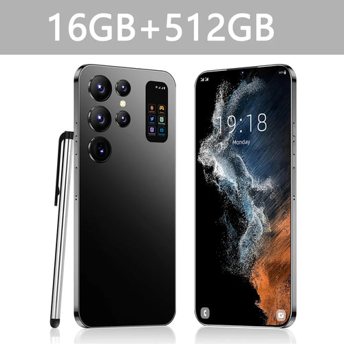 Cellphones S23 Ultra Face ID Smartphone 6.8 Inch Screen 6800mAh 48MP+64MP 4G 5G Cell Phone Android Mobile Phone Global Version