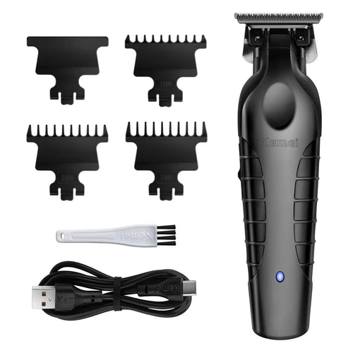 KEMEI Professional T-Outliner Beard & Hair Trimmer for MenBump Free Technology - Cordless Electric Beard Trimmer