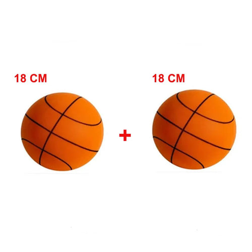 Diameter 24/22/18cm Silent High Density Foam Sports Ball Indoor Mute Basketball Soft Elastic Ball Children Sports Toy Games