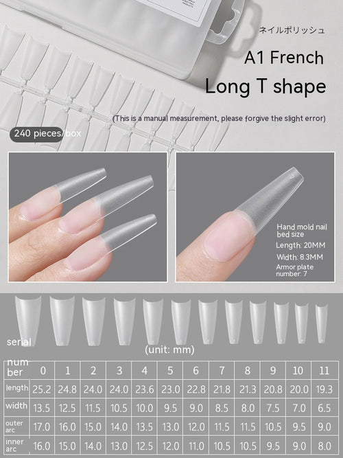 Nail Art Carving-free Grinding Long Trapezoid