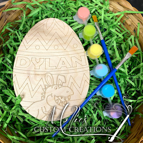 Floral Easter Egg DIY Paint Kit, Personalized  Easter Basket Filler I –  Mollie's Custom Creations