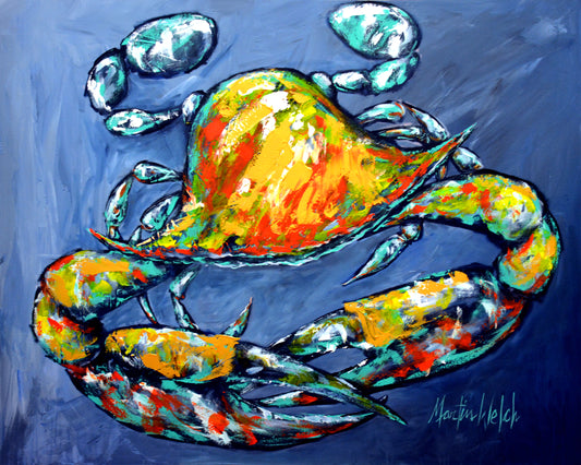 Wide Load Crab Leash or Key Holder – Martin Welch Art