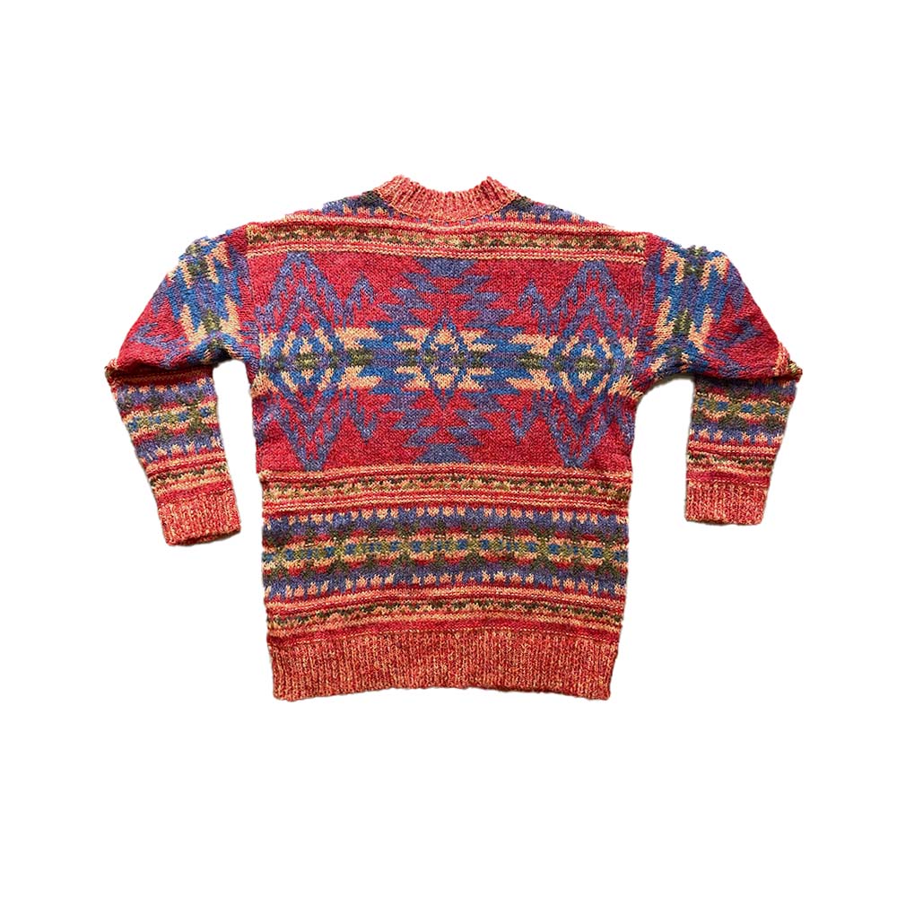 @nolandanielwhite / Ralph Lauren Multicolor Patterned Knit Sweater - Selleb