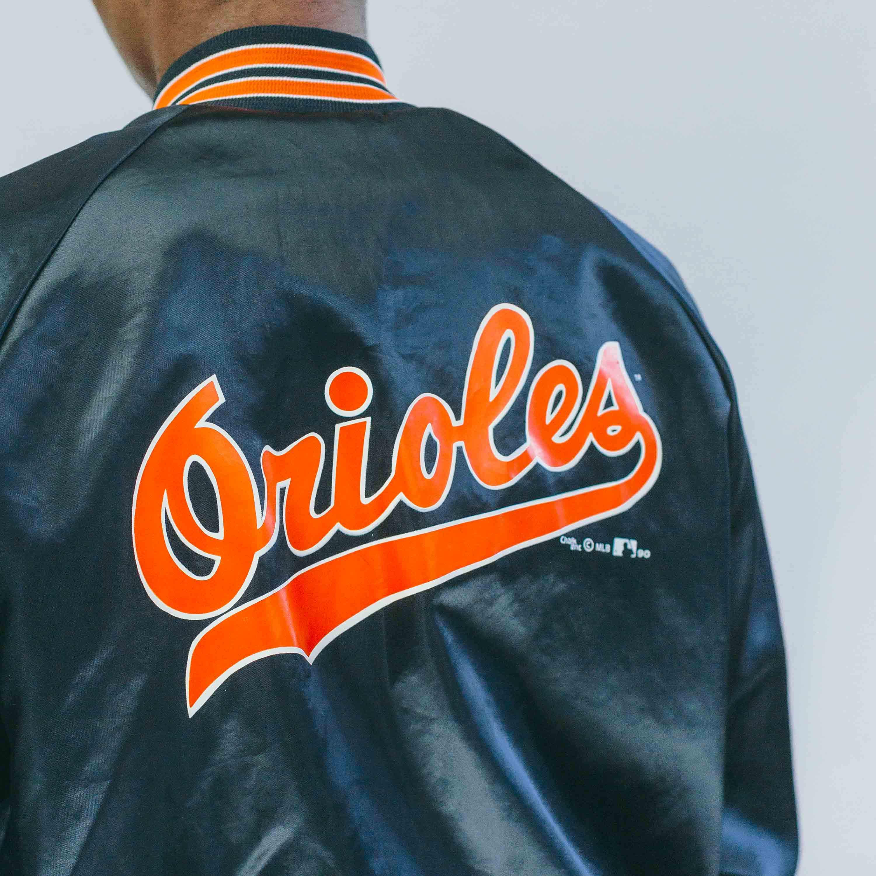 Baltimore Orioles: 1990's Chalk Line Fanimation Bomber Jacket (XL) –  National Vintage League Ltd.