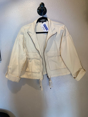 Crop Utility Jacket - GLO BOUTIQUE
