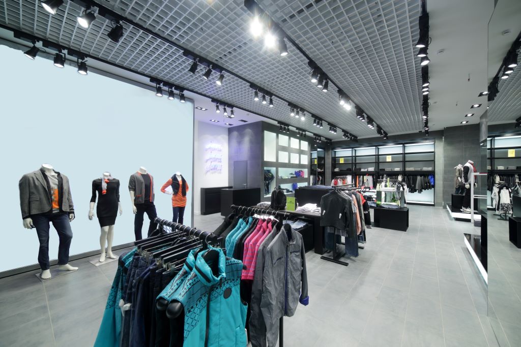 What is commercial lighting?  As an example for it: track light for retail stores