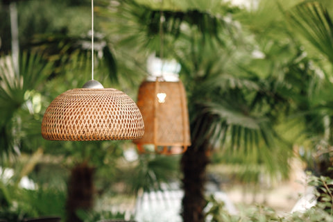 What is rattan pendant light?