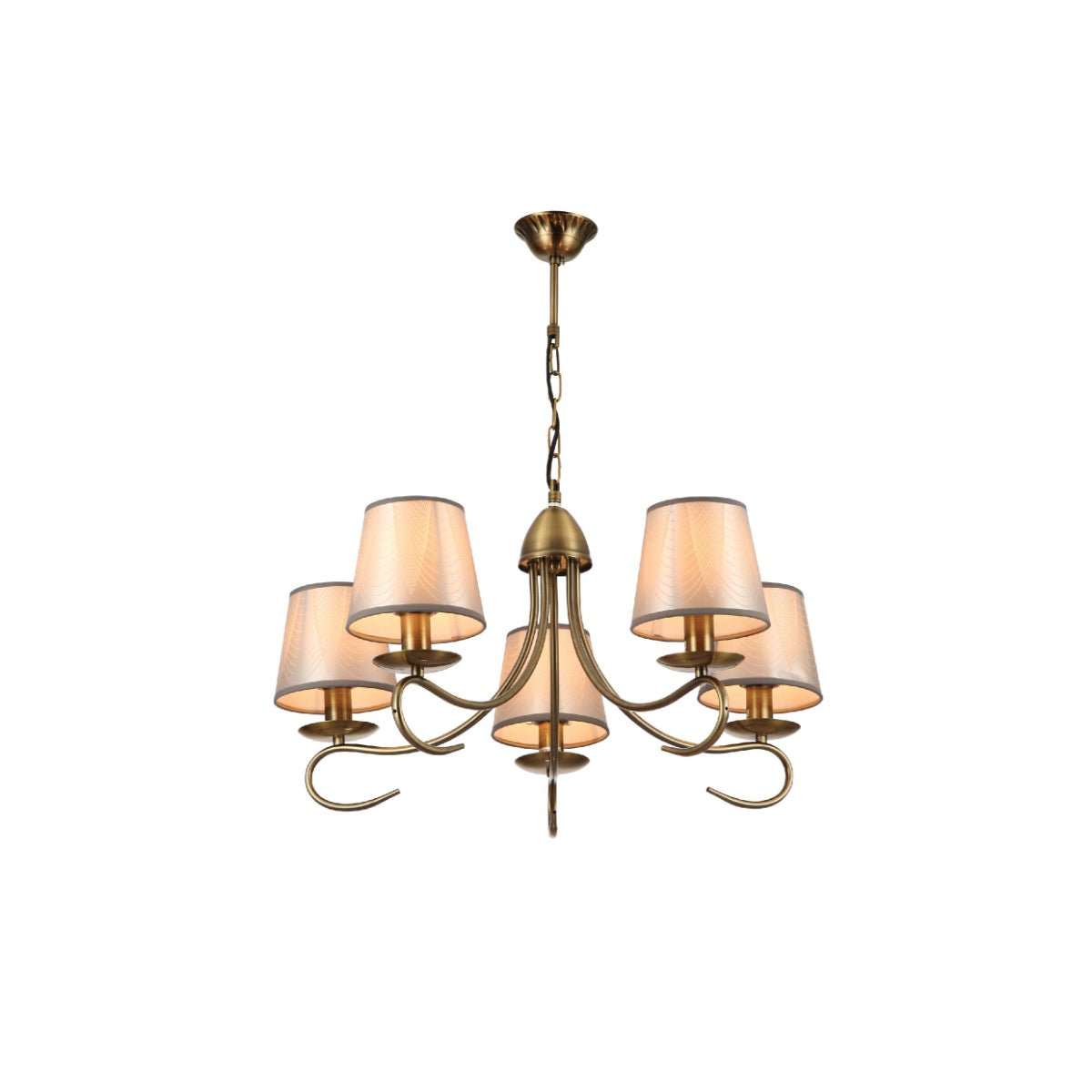 Metropolitan N700218 Antique Classic Brass 18 Light 2 Tier Candle Style  Chandelier from the Metropolitan Collection 