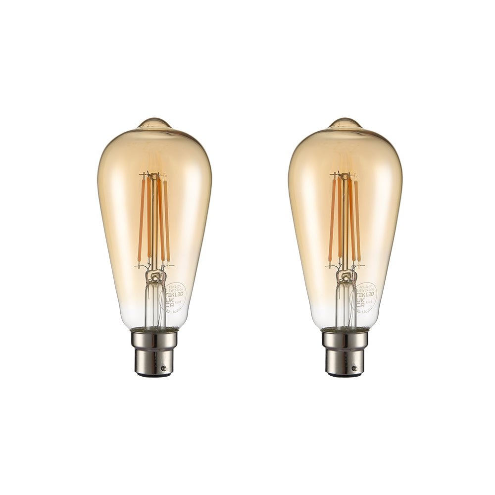 Smart LED GLS Bulb A60 E27 Edison Screw 9W RGB White Pack of 2
