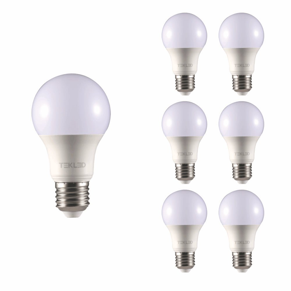 Ampoule LED 12w E27 équivalente à une ampoule 100w, 1400lm Blanc froid  6000k, Non Dimmable, A60 Big Screw E27 Base, 220-240v - Pack de 6