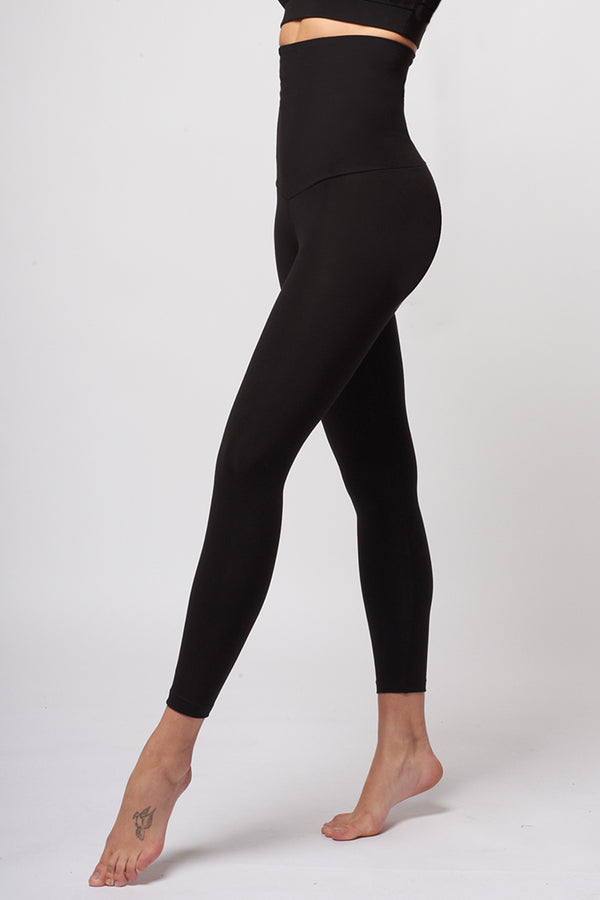 Lightweight Strong Compression Leggings with High Waisted Tummy