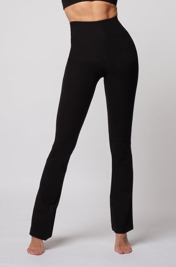 The Flare Yoga Tummy Control Legging fits up to PLUS
