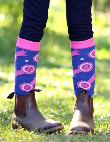 Giddyupgirl Socks - Rosette - kids – Equestrian Style