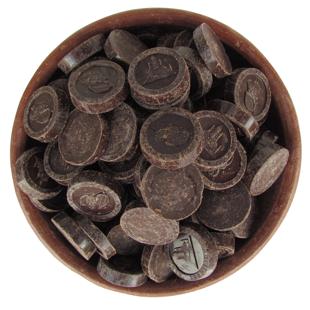 Monedas de Chocolate Bitter 72% Cacao Neucober / 100 grs. – Olivo & Nuez