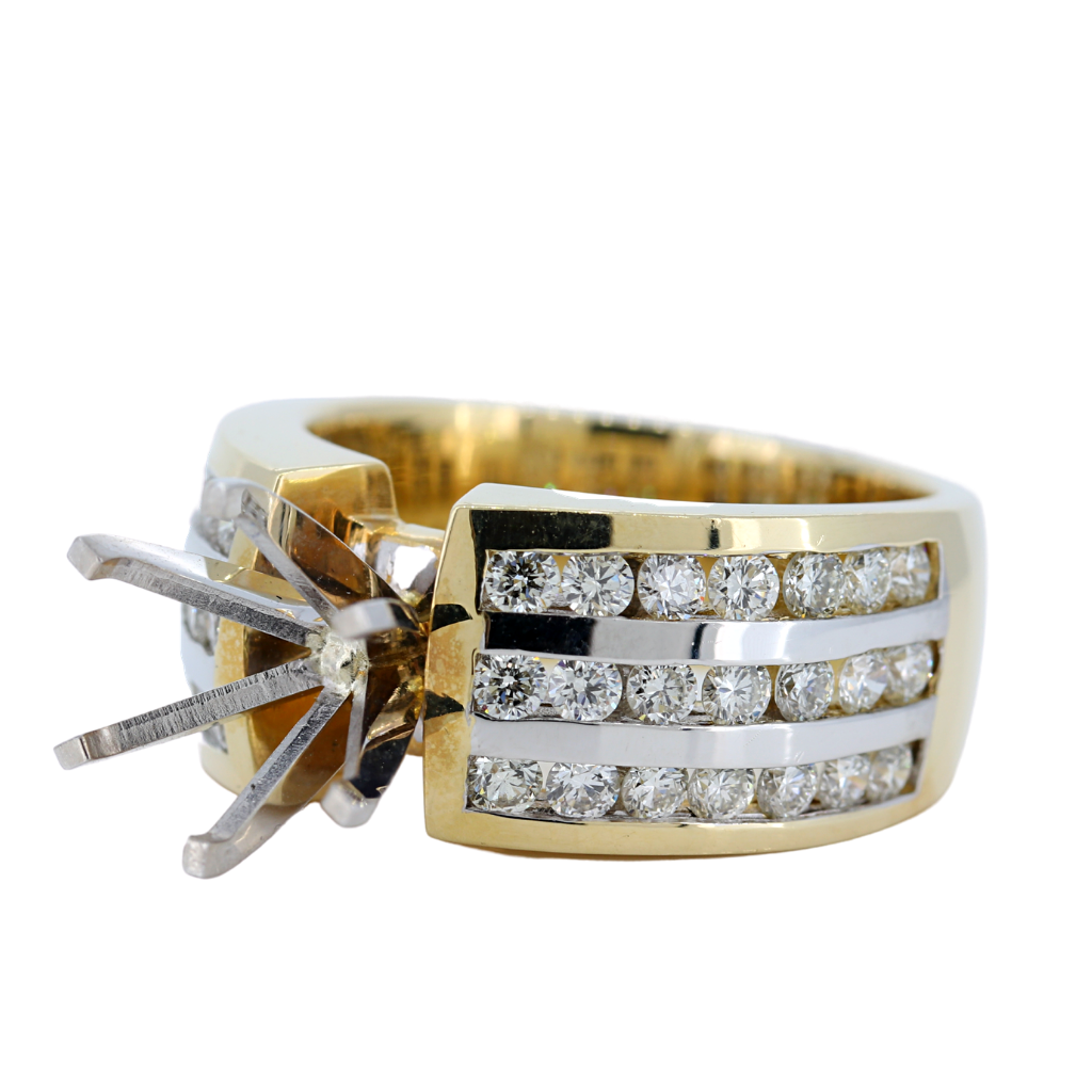 Semi Mount Jewelry Men's Ring Stone Setting Size 11X9 MM Oval Shape | eBay