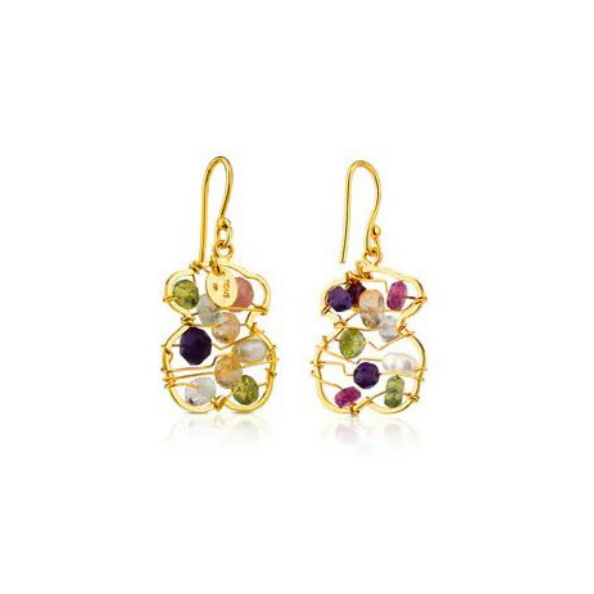 TOUS Gold Sweet Dolls Earrings Jewels - Monarch Alaska