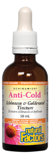 Natural Factors Anti-Cold Echinacea & Goldenseal Tincture