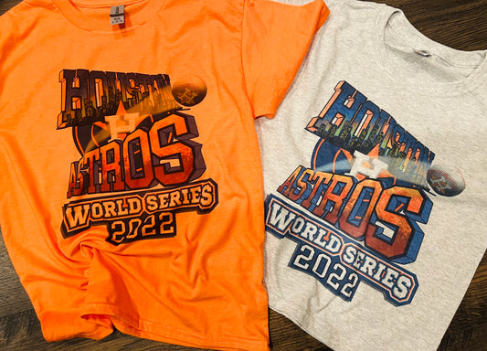 Houston Astros 2022 World Series Champions Logo Shirt - Bluecat